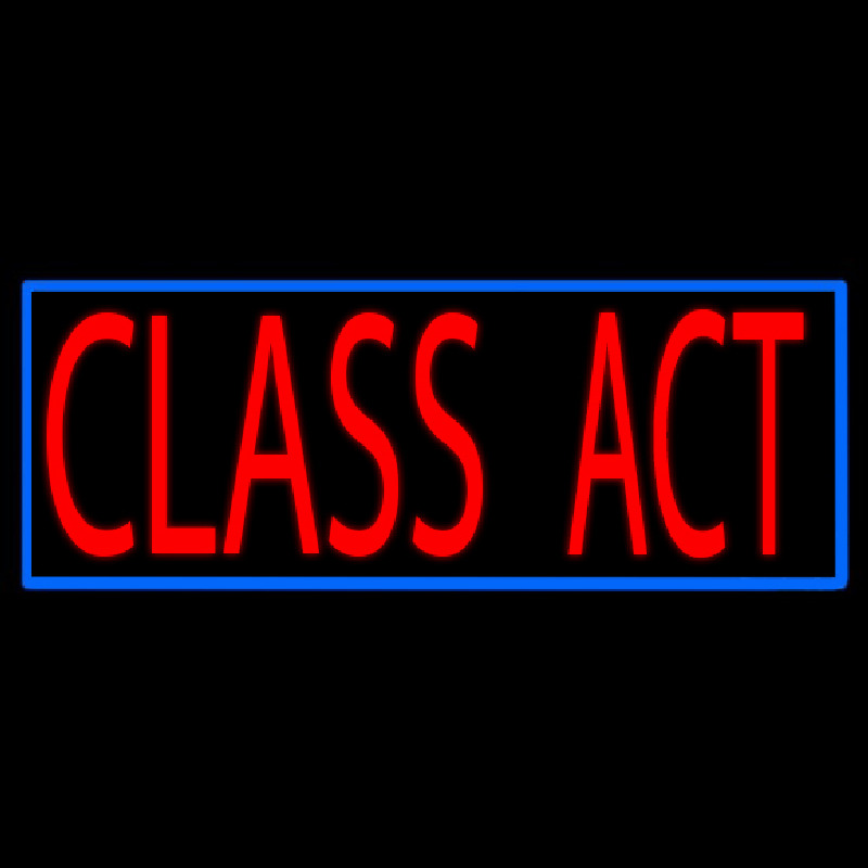 Class Act Border Neonreclame