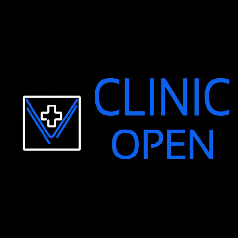 Clinic Open Neonreclame