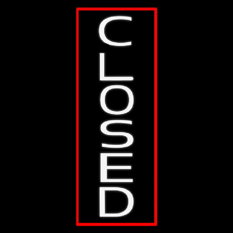 Closed Neonreclame