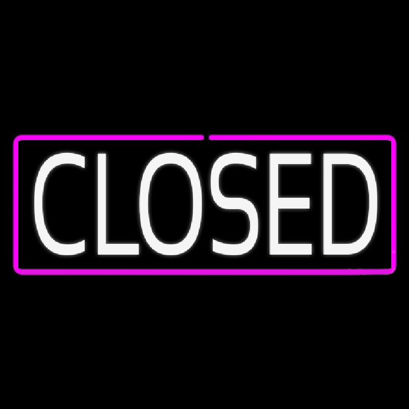 Closed Neonreclame