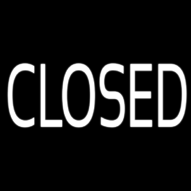 Closed Neonreclame