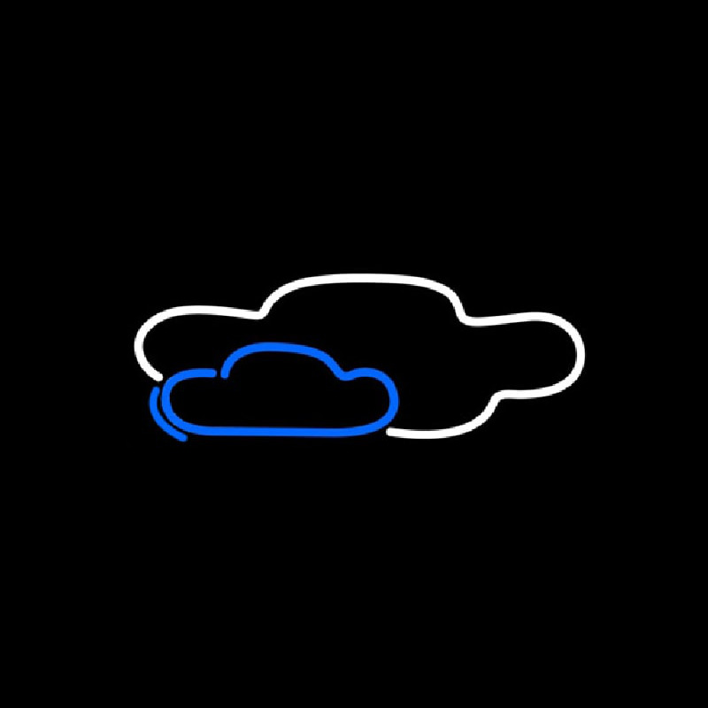Clouds Real Neonreclame