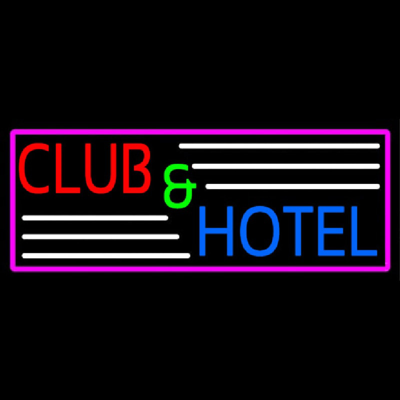 Club And Hotel Bar Neonreclame