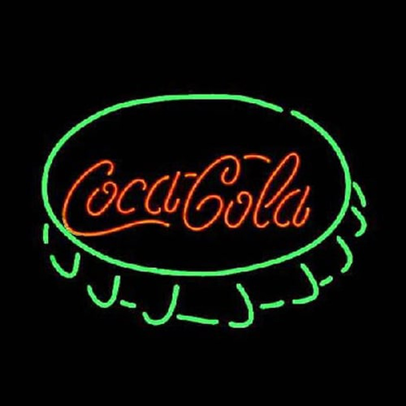 Coca Cola Cap Bier Bar Open Neonreclame