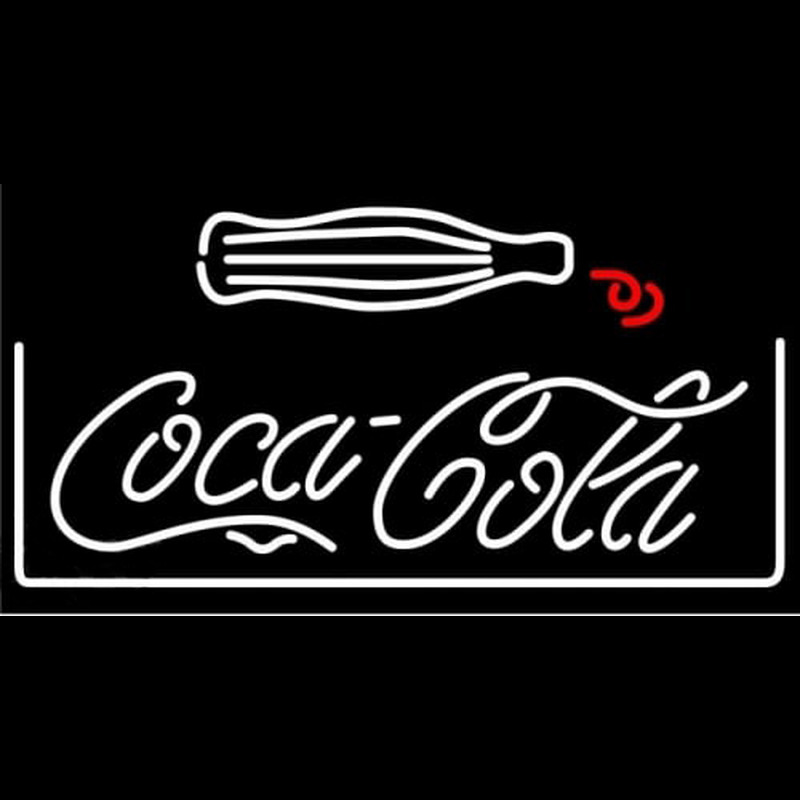 Coca Cola Coke Bottle Soda Pop Pub Game Room Neonreclame