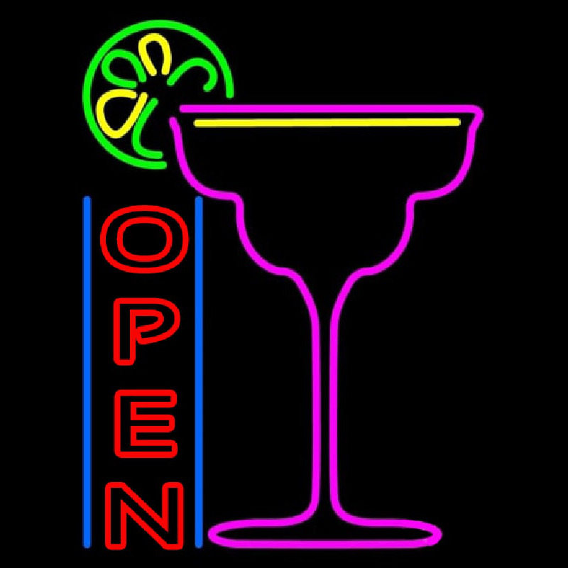 Cocktails Bar Open Neonreclame