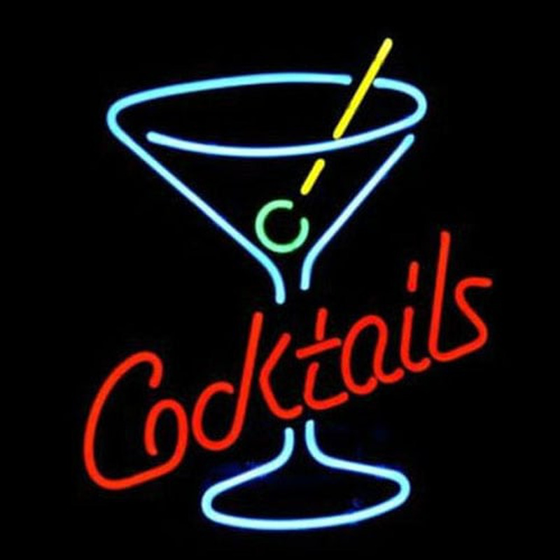 Cocktails Martini . XCAT_GLASS Logo Bier Bar Neonreclame Kerstgeschenk Snelle verzending