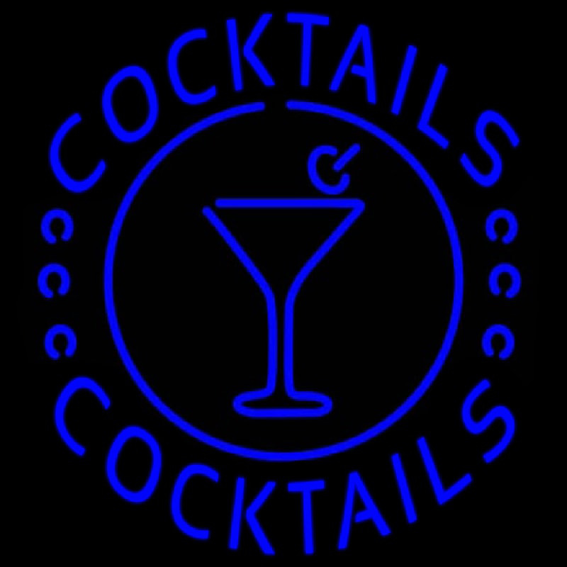 Cocktails Real Neon Glass Tube Neonreclame