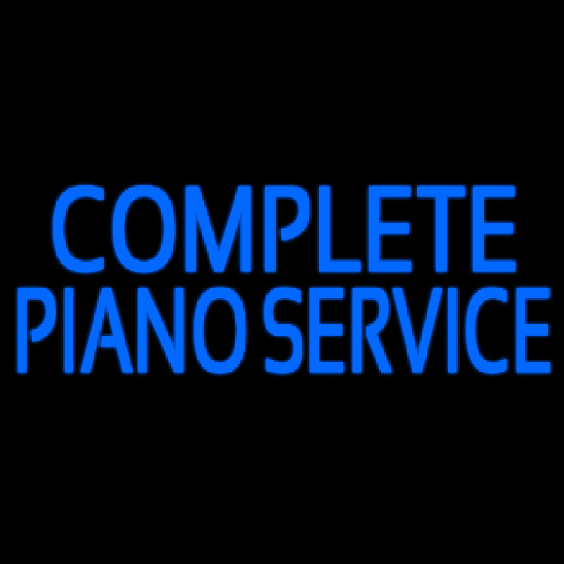 Complete Piano Service 1 Neonreclame
