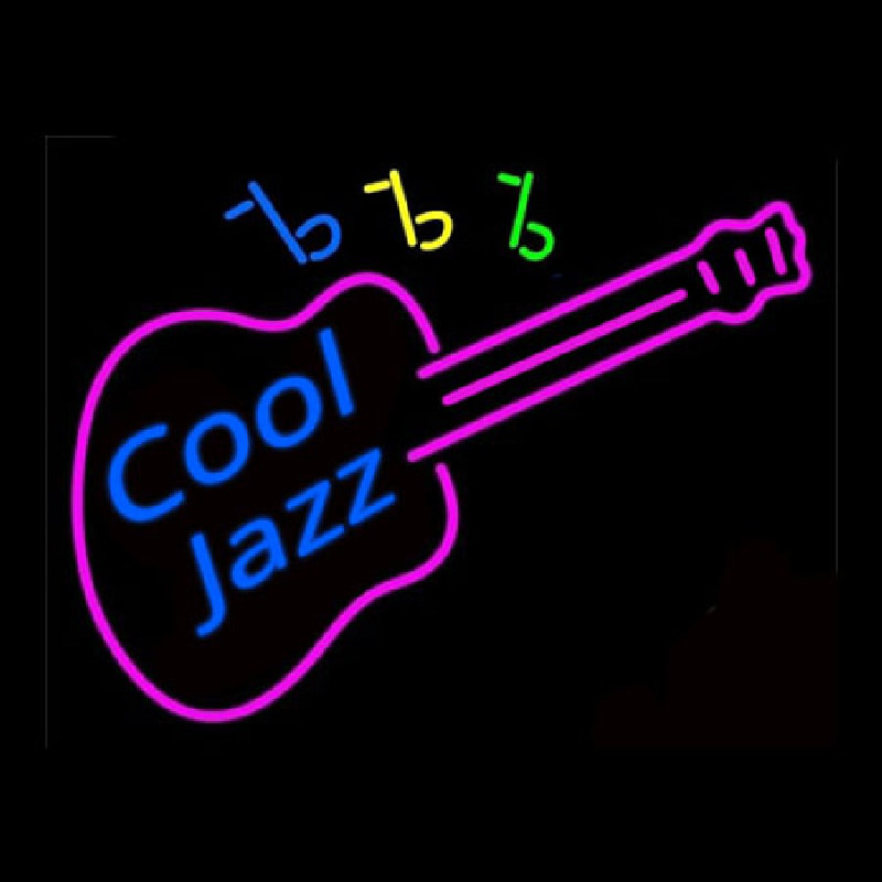 Cool Jazz Guitar Neonreclame