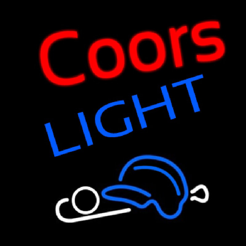 Coors Light Baseball Neonreclame