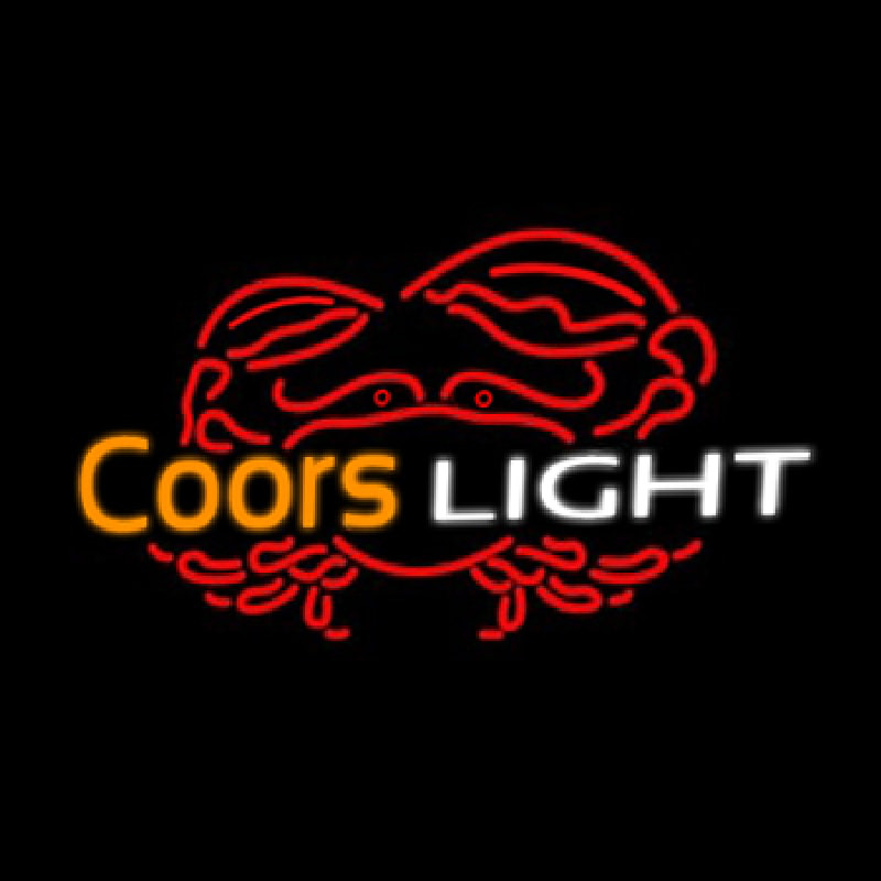 Coors Light Crab Neonreclame
