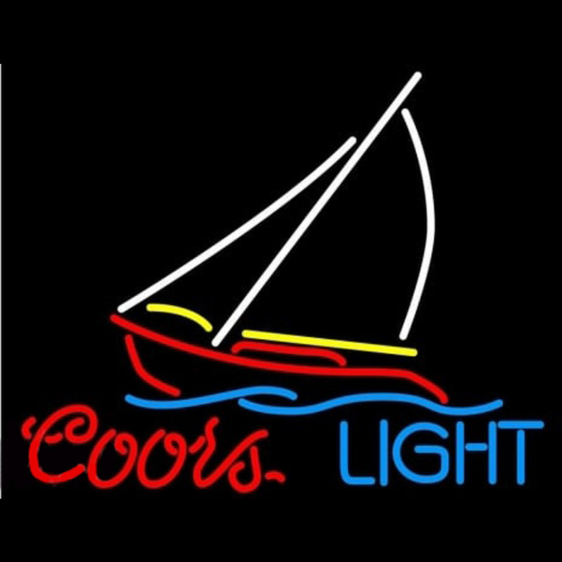 Coors Light Sailboat Neonreclame
