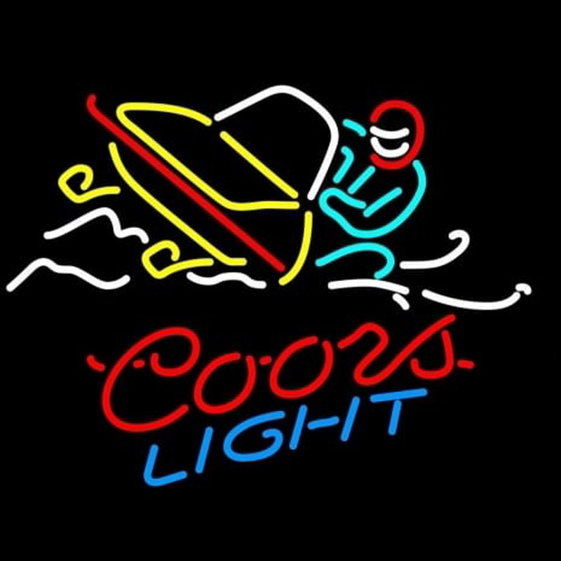 Coors Light Snowmobile Neonreclame