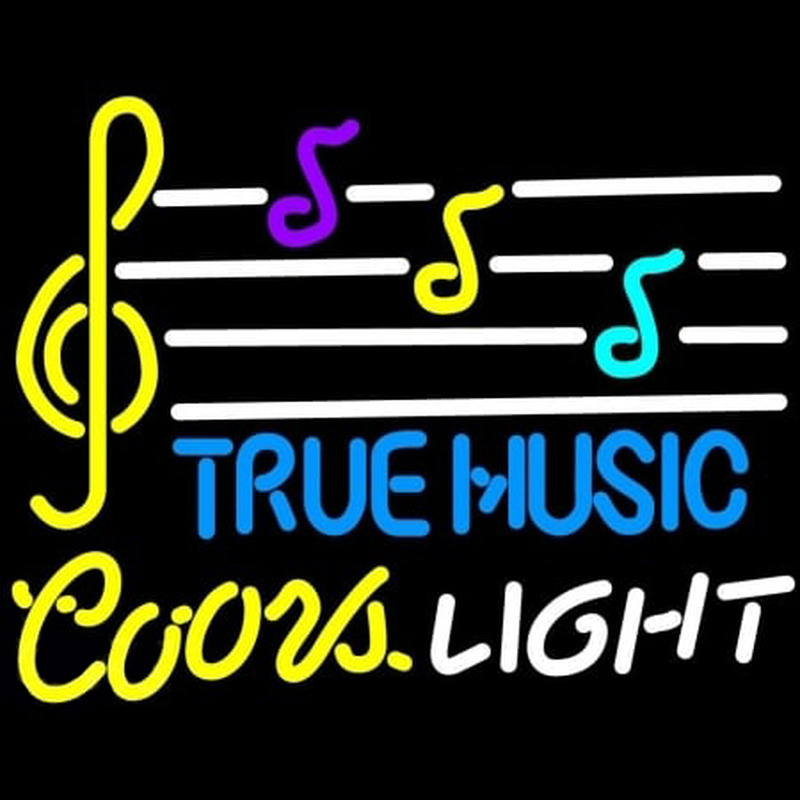 Coors Light True Music Neonreclame