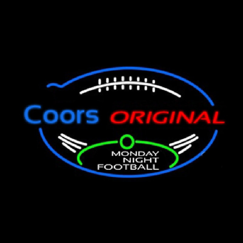 Coors Original Monday Night Football 35th Anniversary Neonreclame