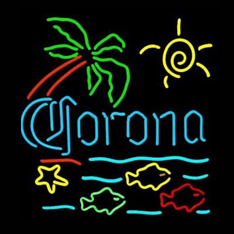 Corona Bier Bar Open Neonreclame