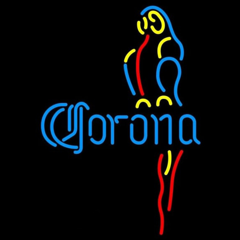 Corona Blue Parrot Beer Sign Neonreclame