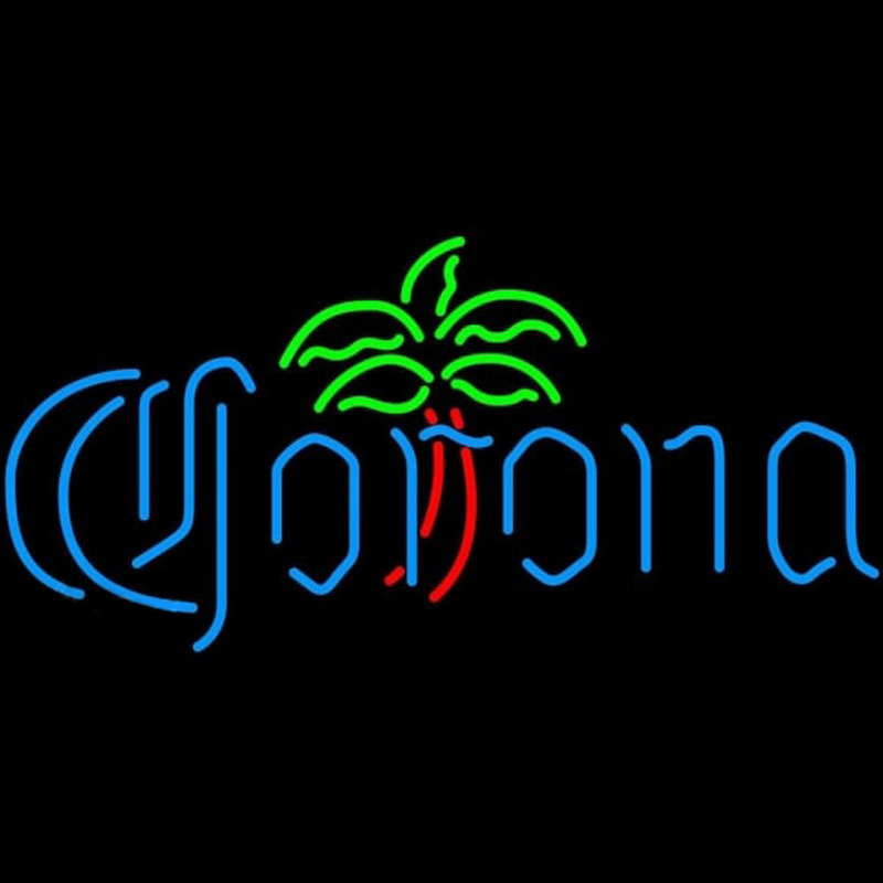 Corona Dominator Palm Tree Beer Sign Neonreclame