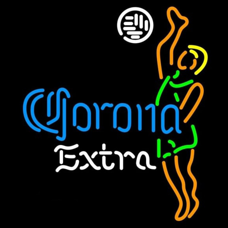 Corona E tra Ball Volleyball boy Beer Sign Neonreclame