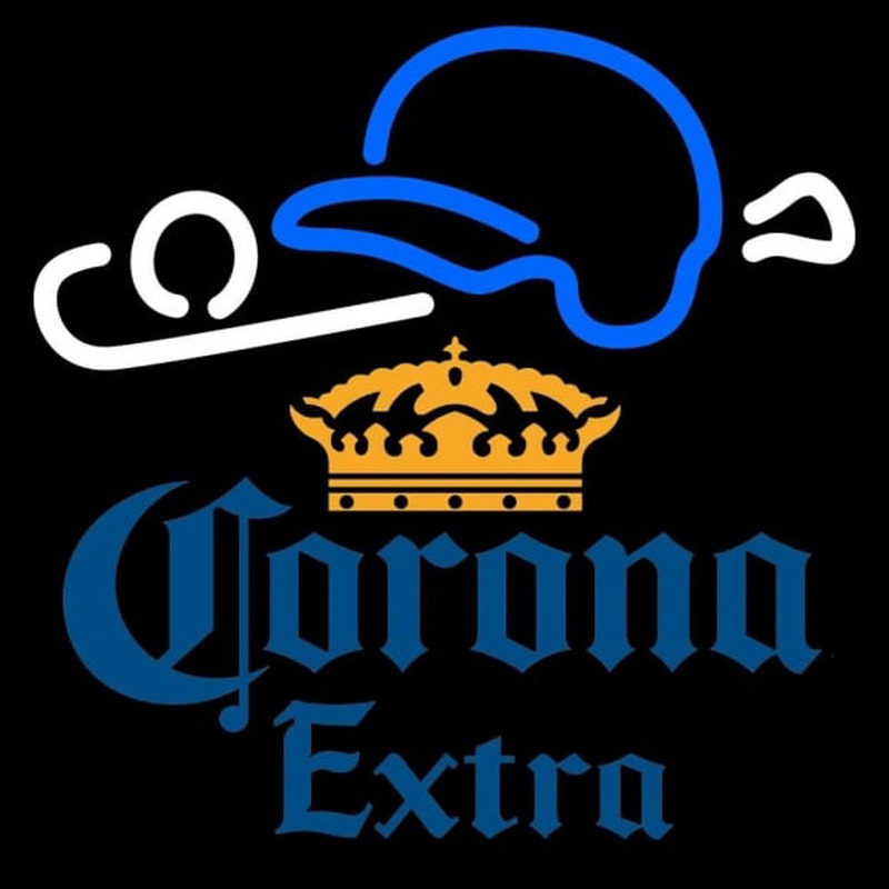 Corona E tra Baseball Beer Sign Neonreclame
