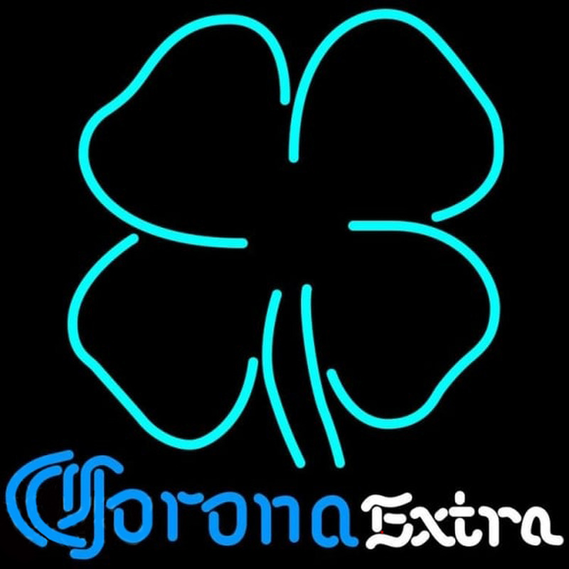 Corona E tra Clover Beer Sign Neonreclame