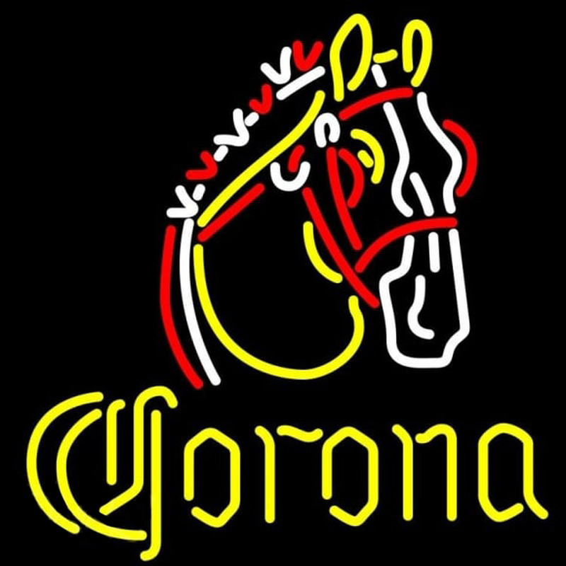 Corona Horse Beer Sign Neonreclame