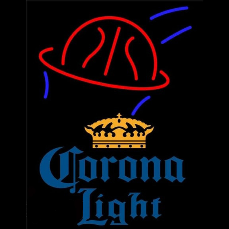 Corona Light Basketball Beer Sign Neonreclame