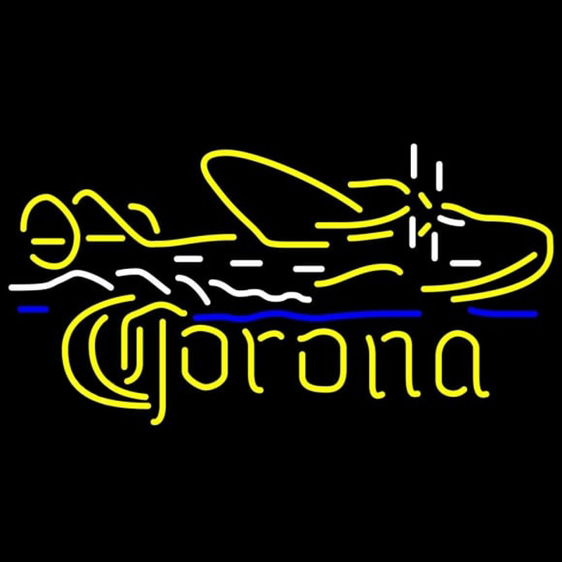 Corona Seaplane Beer Sign Neonreclame