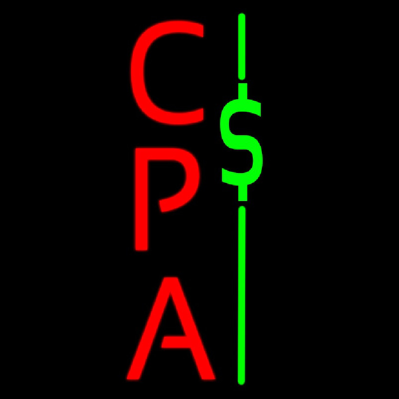 Cpa Dollar Symbol Neonreclame