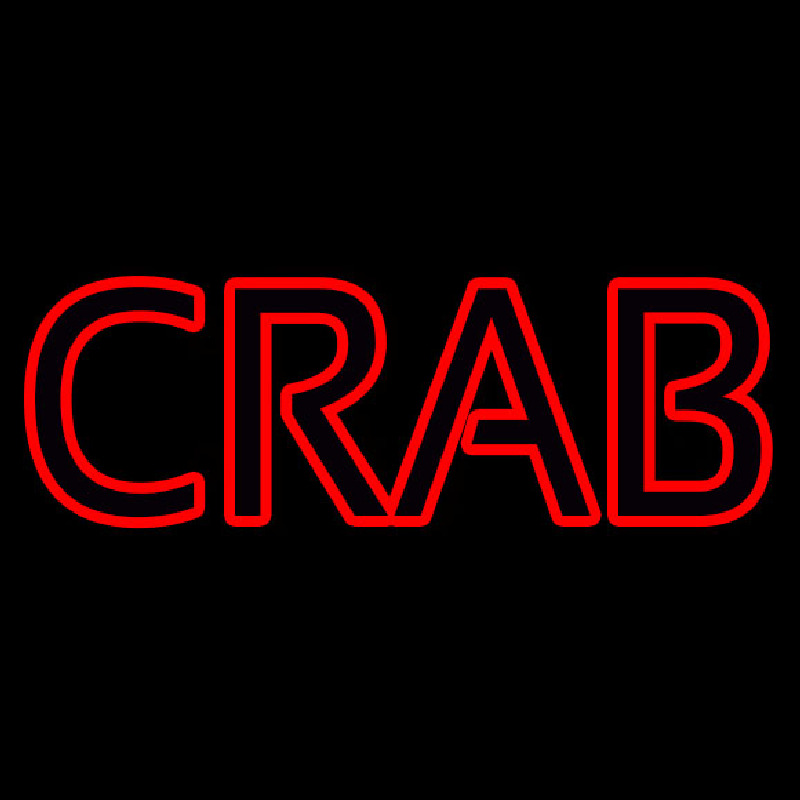 Crab Block Neonreclame