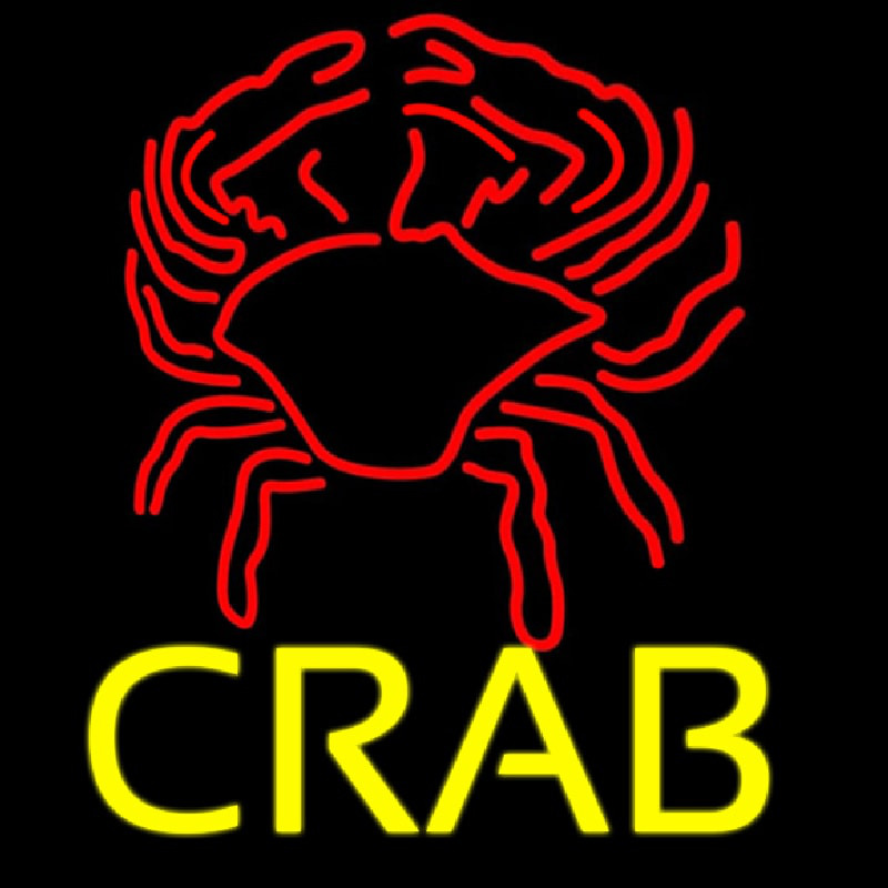 Crab Block With Logo 2 Neonreclame