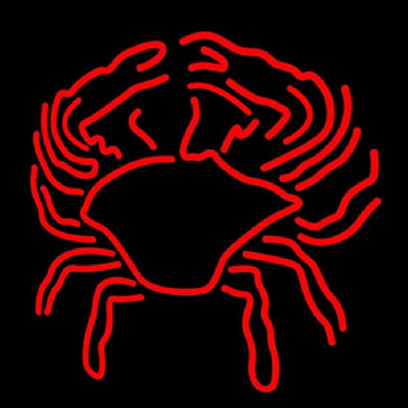 Crab Block With Logo Neonreclame