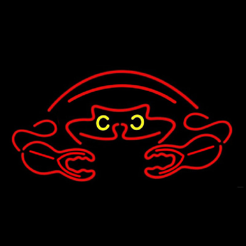Crab Red Logo 2 Neonreclame