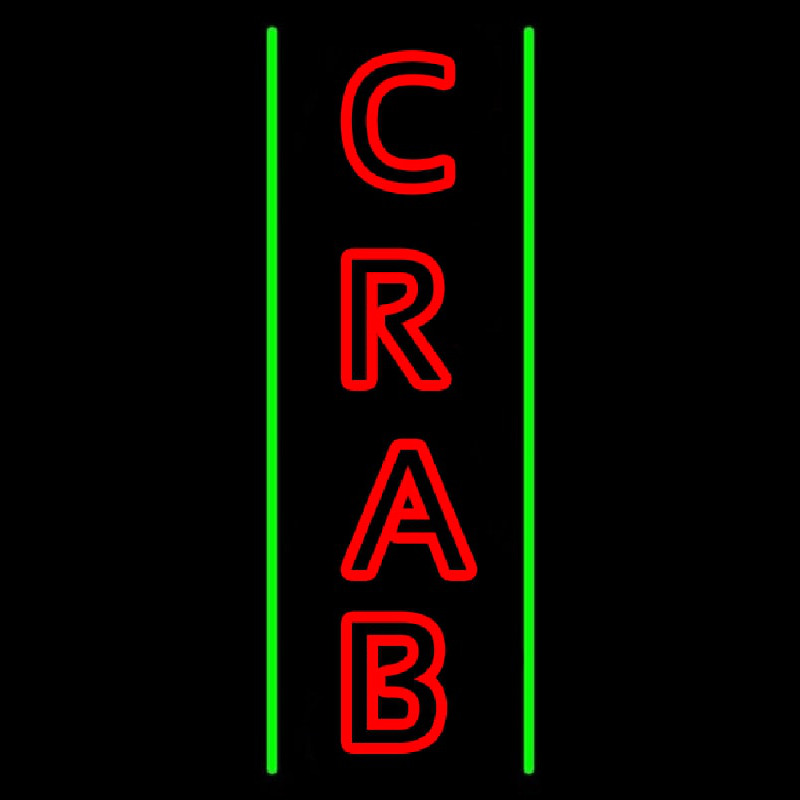 Crab Vertical 1 Neonreclame