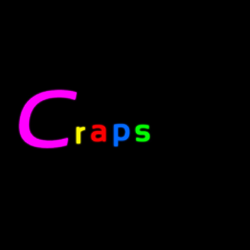 Craps 2 Neonreclame