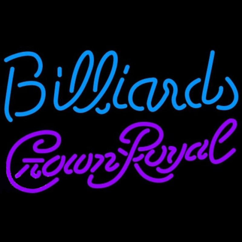 Crown Royal Billiards Te t Pool Beer Sign Neonreclame