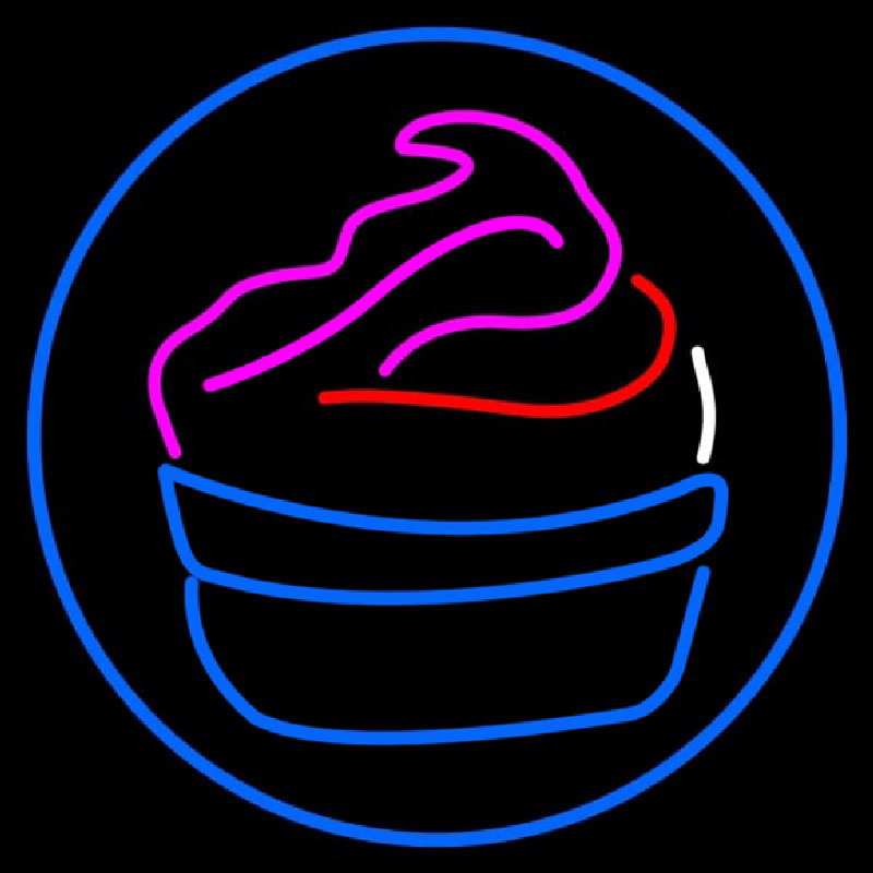 Cupcake Logo Neonreclame