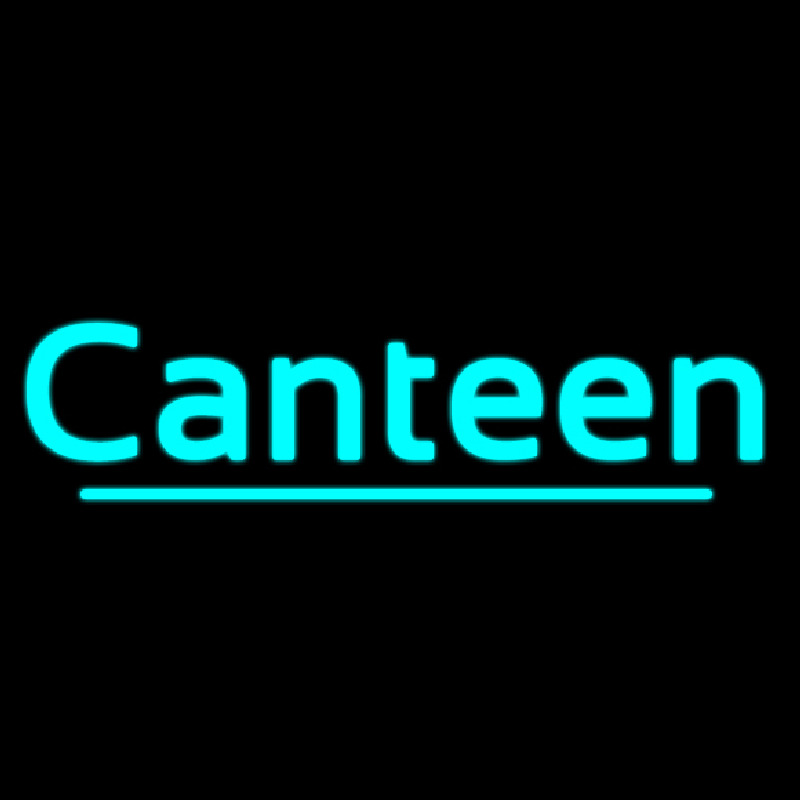 Cursive Canteen Neonreclame