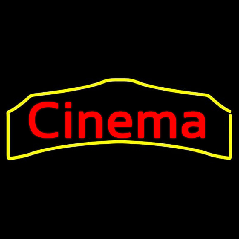 Cursive Cinema Neonreclame