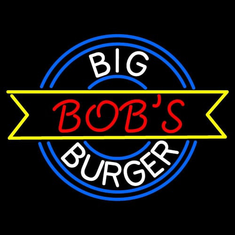 Custom Big Bobs Burger  Neonreclame