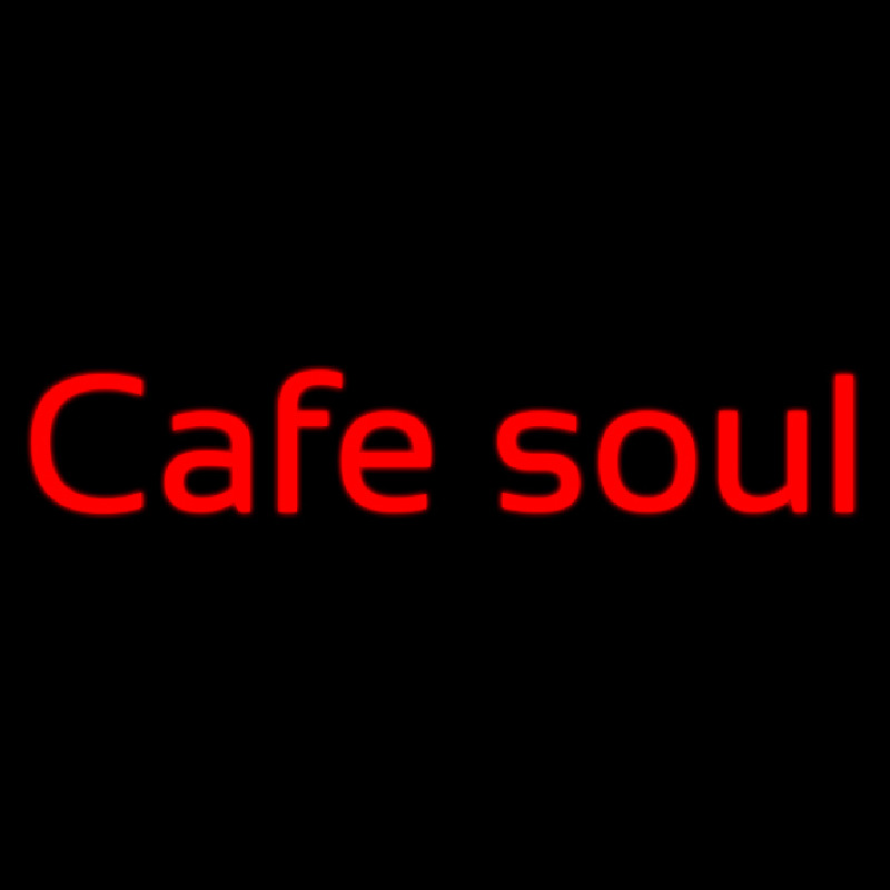 Custom Cafe Soul 2 Neonreclame