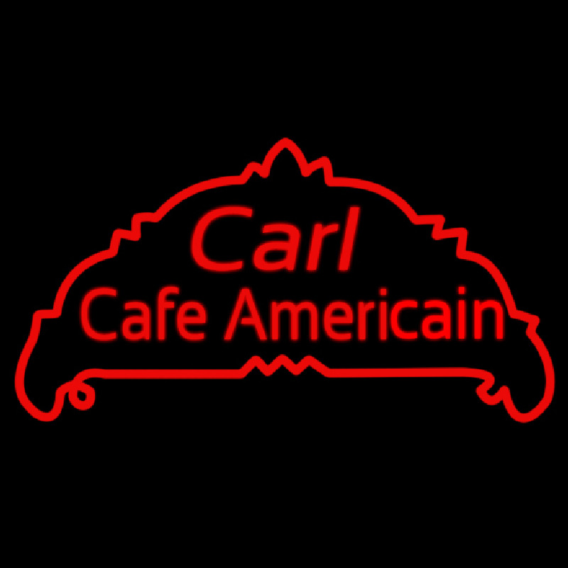 Custom Carl Cafe Americain 1 Neonreclame