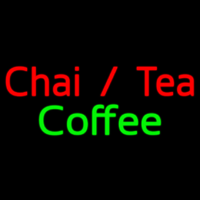 Custom Chai Tea Coffee 1 Neonreclame