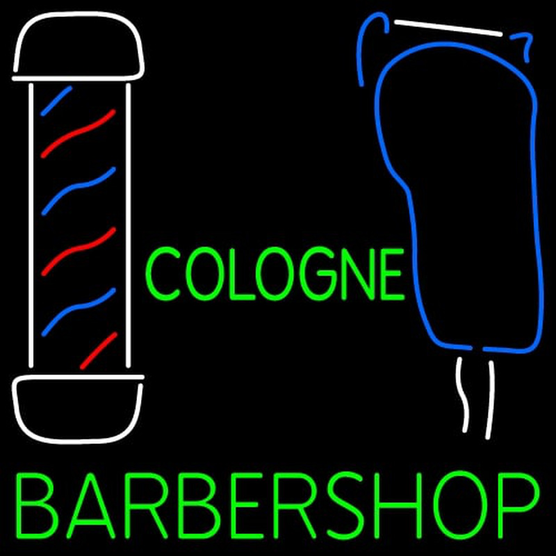 Custom Cologne Barbershop Neonreclame