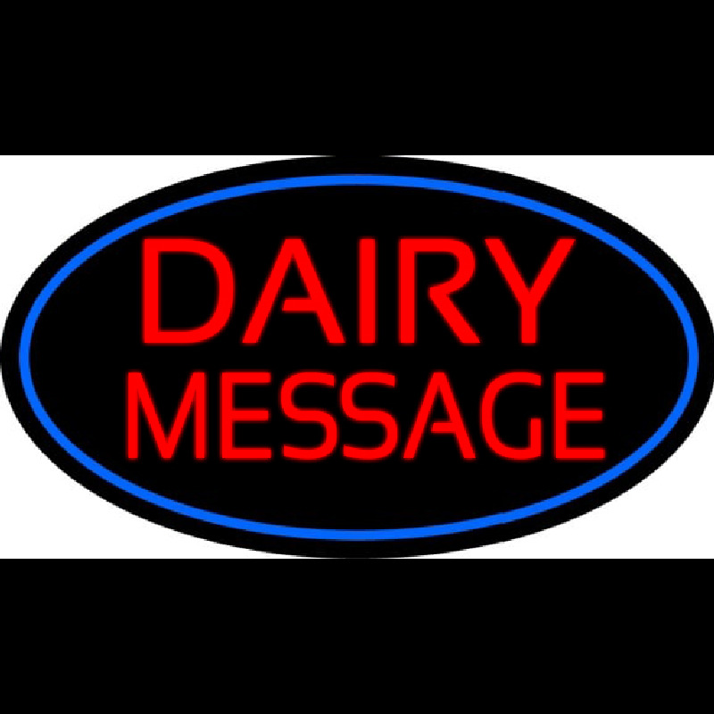Custom Dairy On Logo Neonreclame