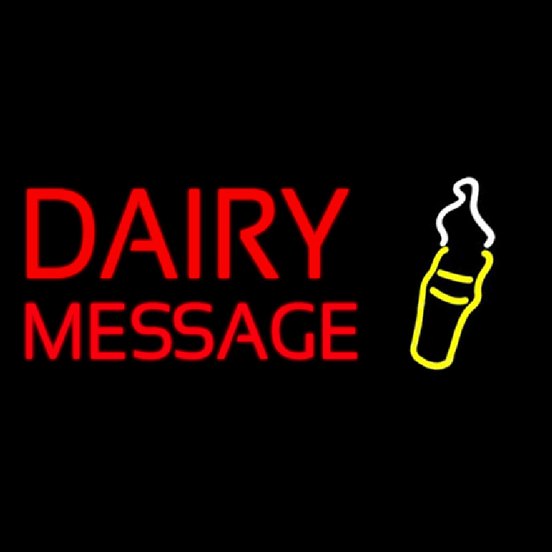 Custom Dairy With Logo Neonreclame