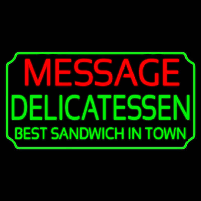 Custom Delicatessen Neonreclame