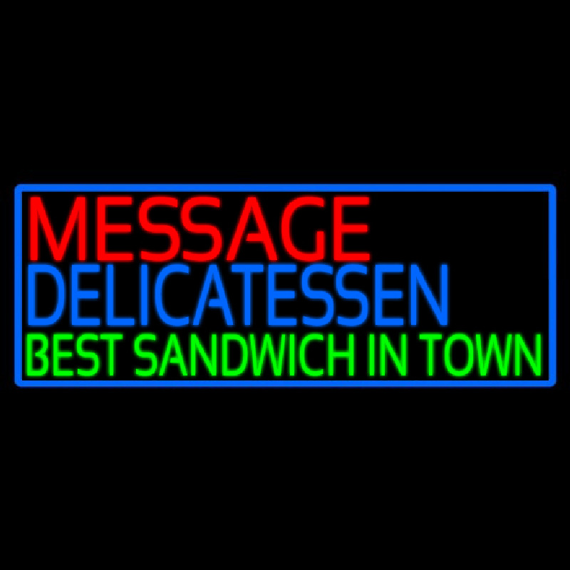 Custom Delicatessen Neonreclame