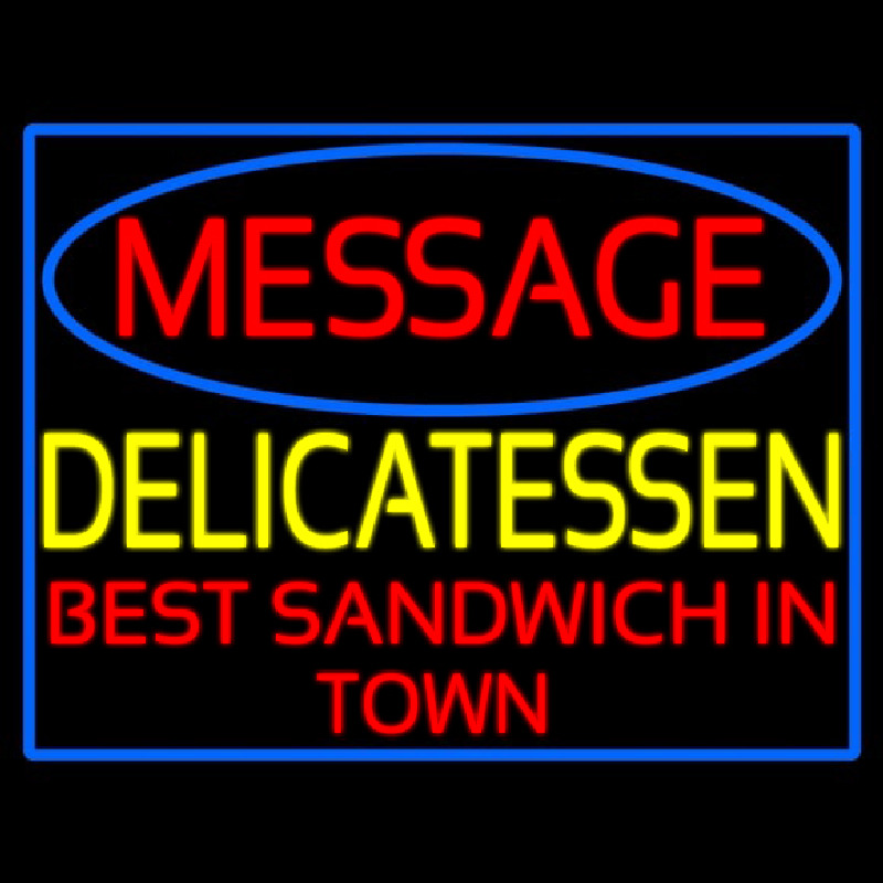 Custom Delicatessen Neonreclame